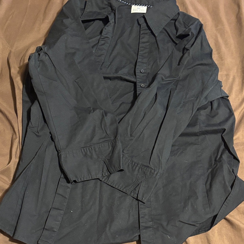 Riders by Lee Black Button Down Shirt
